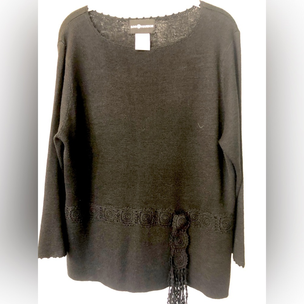 Sag Harbor black sweater